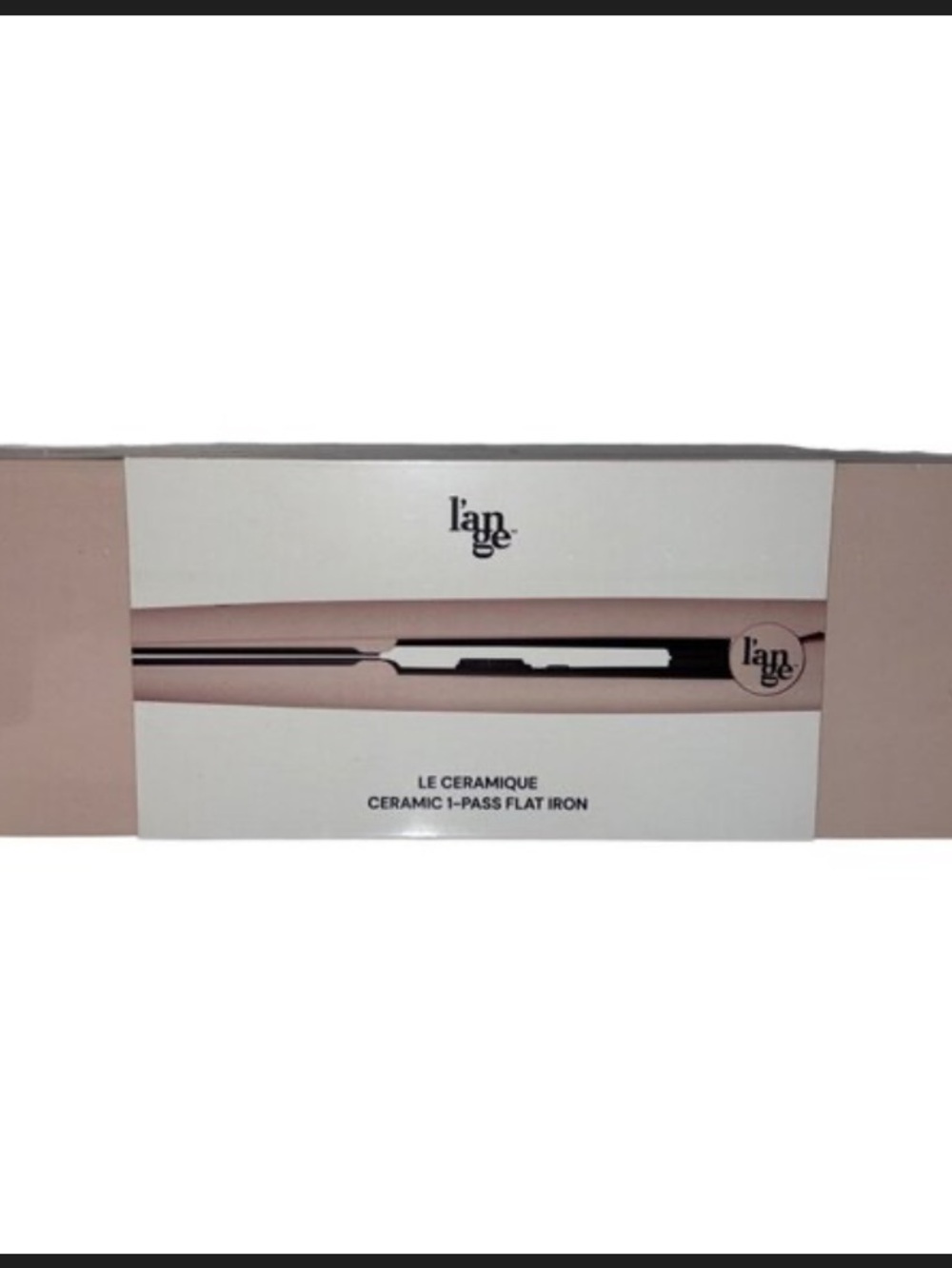 L’Ange Le Ceramique Luxe 1” Flat Iron, 1 Pass Sleek Hair, NWT